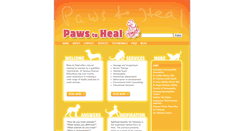 Desktop Screenshot of pawstoheal.com.au